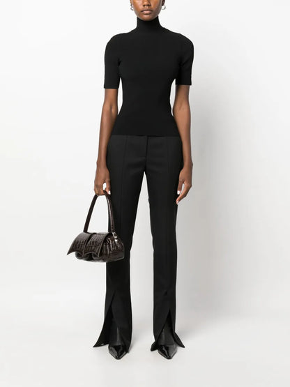 Tech Drill Flared Trousers