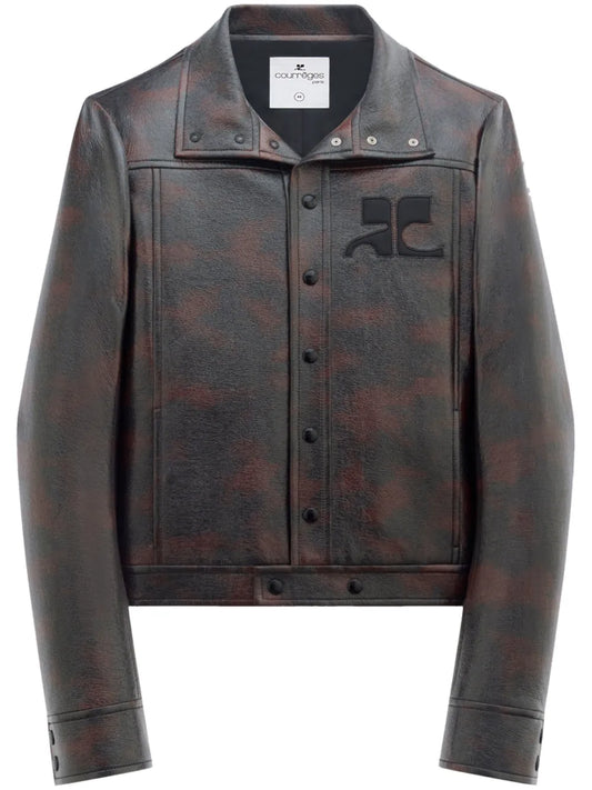 Iconic Vinyl Logo-Patch Jacket
