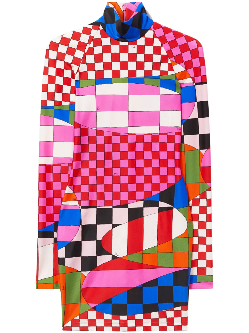 Giardino-Print Mini Dress