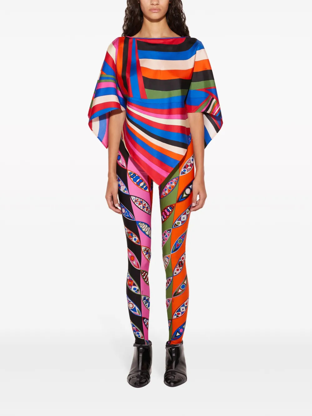 Abstract-Print Leggings