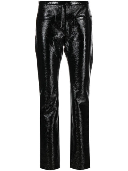 Tube Vinyl Trousers