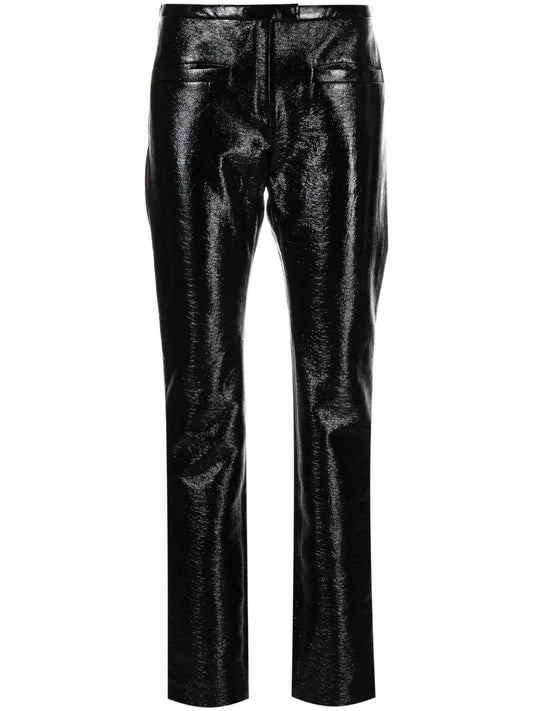 Tube Vinyl Trousers