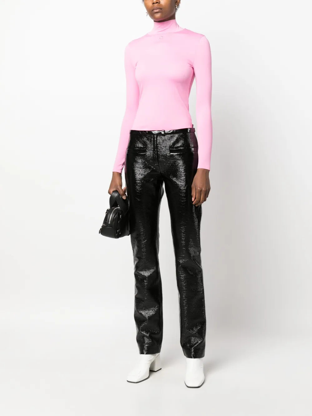 Tube Vinyl Trousers