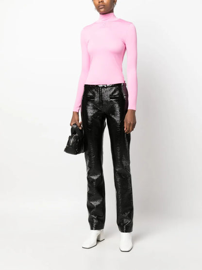 Tube Vinyl Trousers