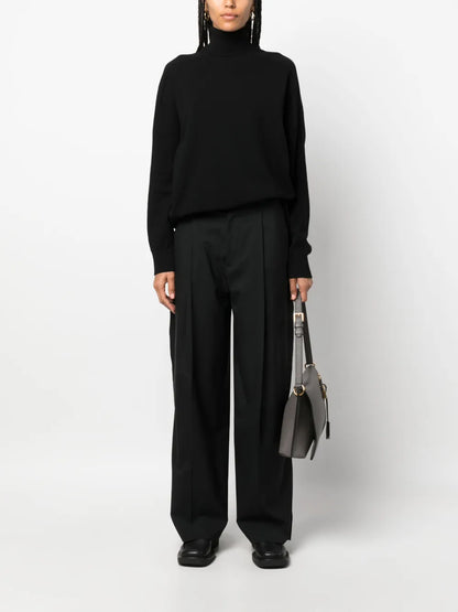 Roll-Neck Fine-Knit Jumper