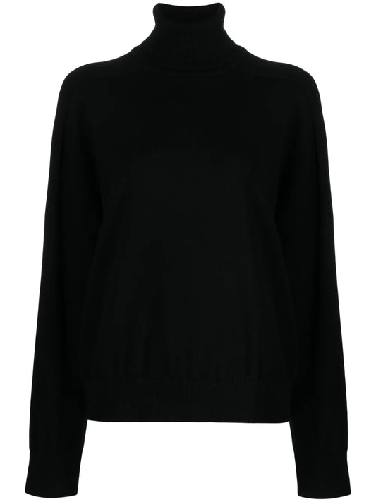 Roll-Neck Fine-Knit Jumper