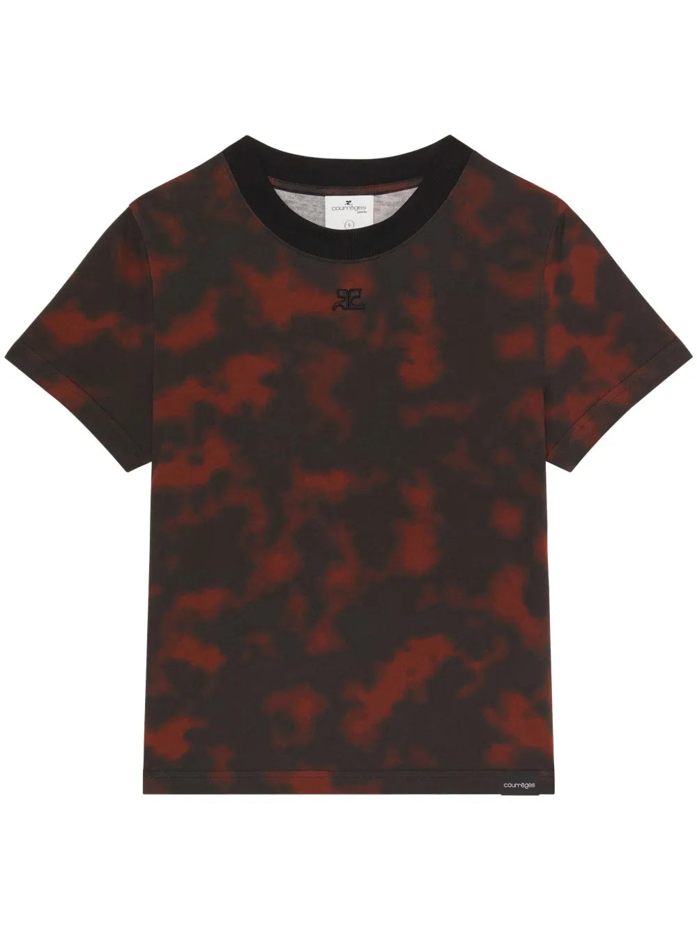 Tortoiseshell-Effect Cotton T-Shirt