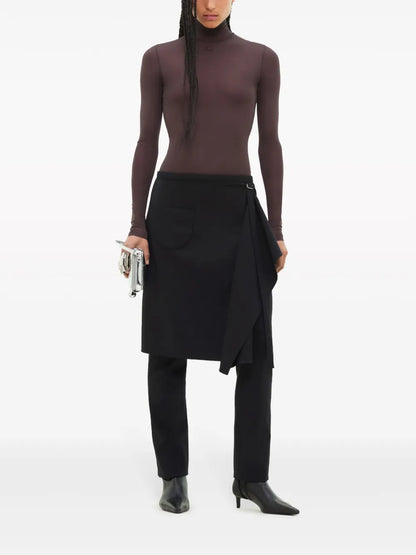 Overskirt Wool Tailored Trousers