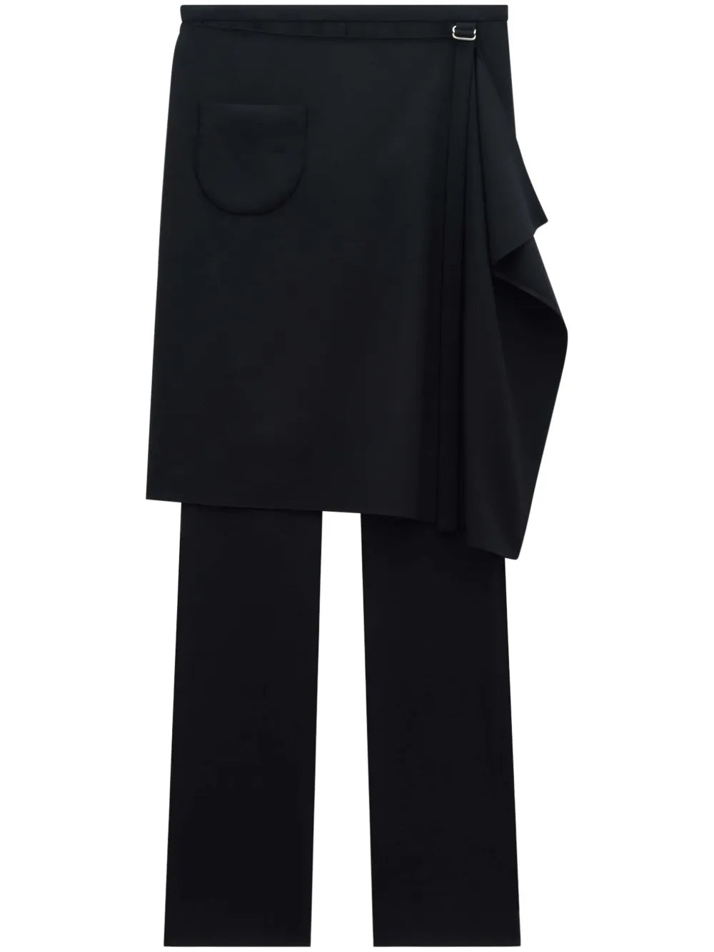 Overskirt Wool Tailored Trousers