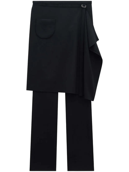 Overskirt Wool Tailored Trousers