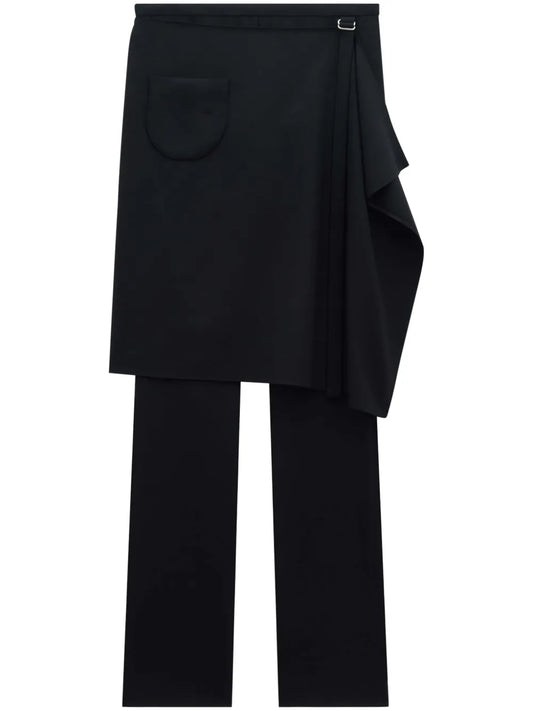 Overskirt Wool Tailored Trousers
