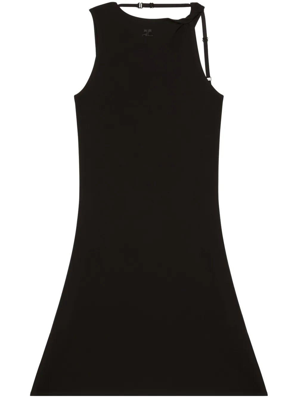 Strap-Detail Jersey Minidress
