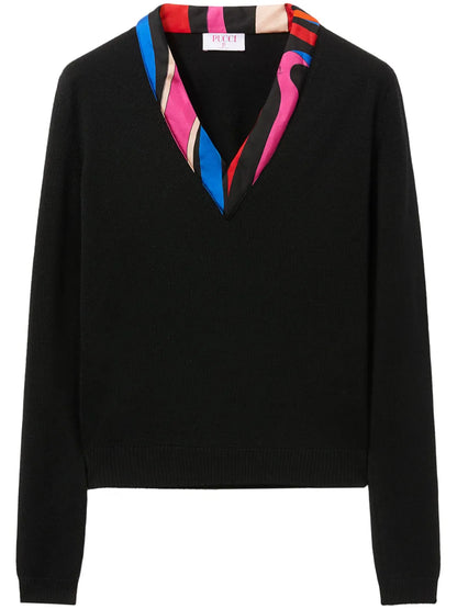 Marmo-Print Virgin Wool Jumper