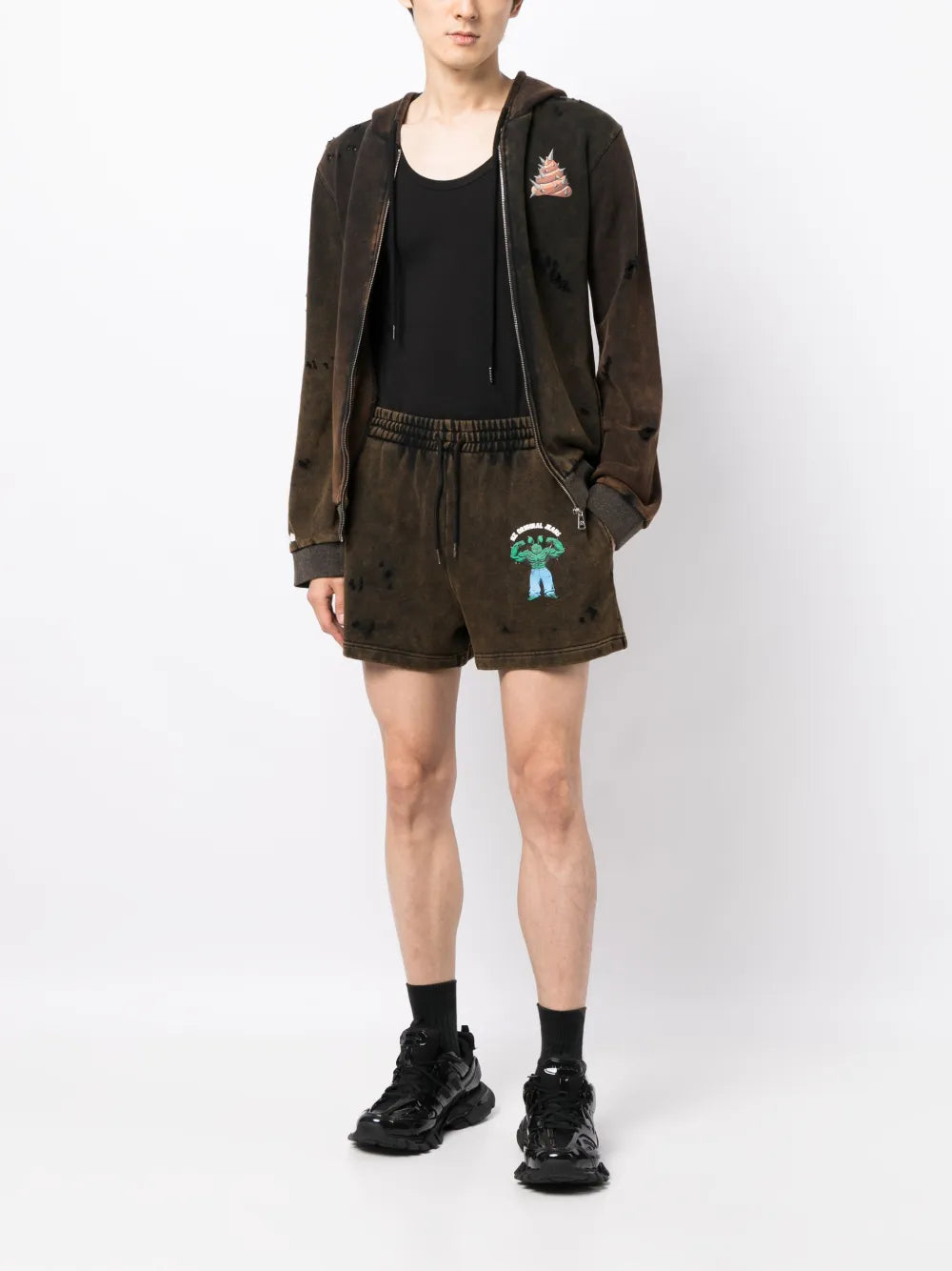 Nz Original Distressed Shorts