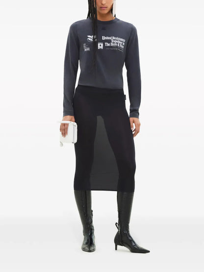 Long-Sleeve Cotton T-Shirt