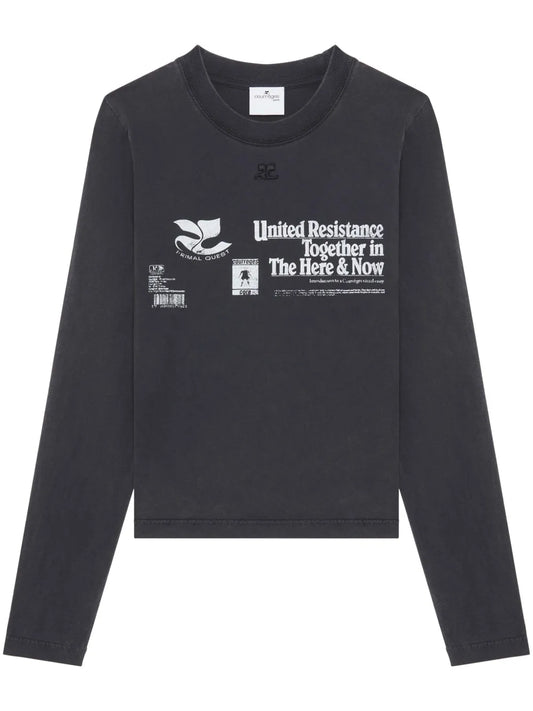 Long-Sleeve Cotton T-Shirt