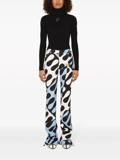 Logo-Appliqué Virgin-Wool Ribbed Jumper