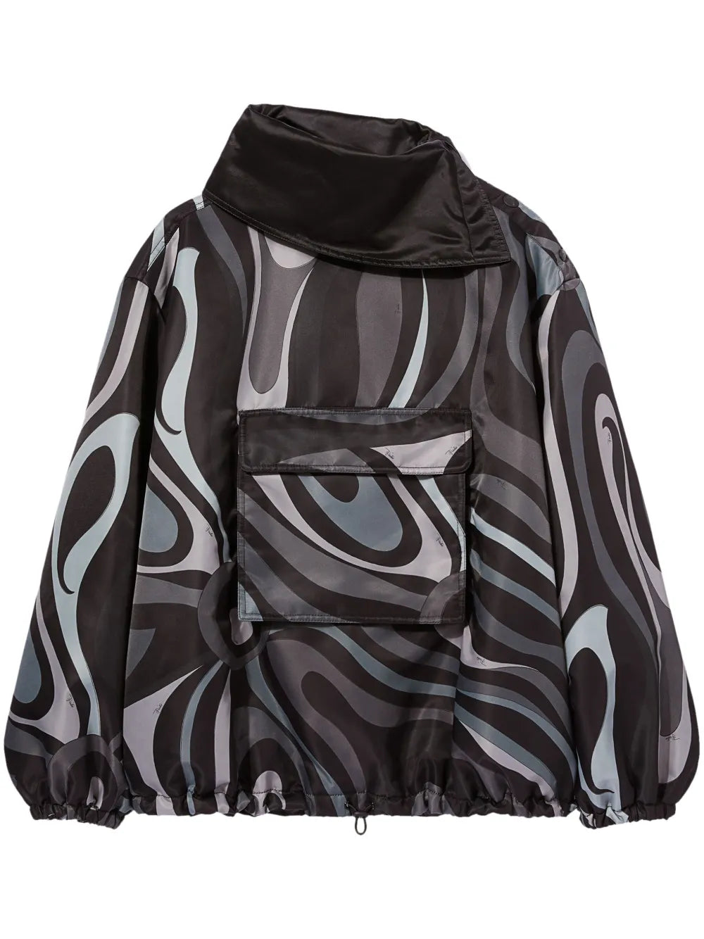 Marmo-Print Windbreaker
