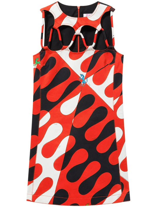 Leocorno-Print Minidress