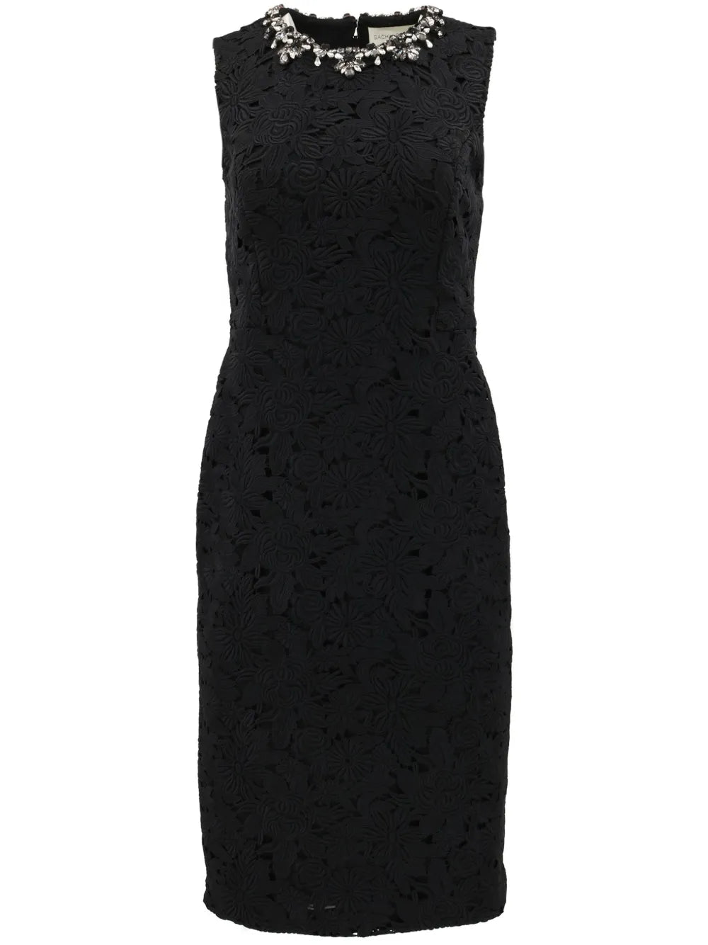 Anna Guipure-Lace Midi Dress