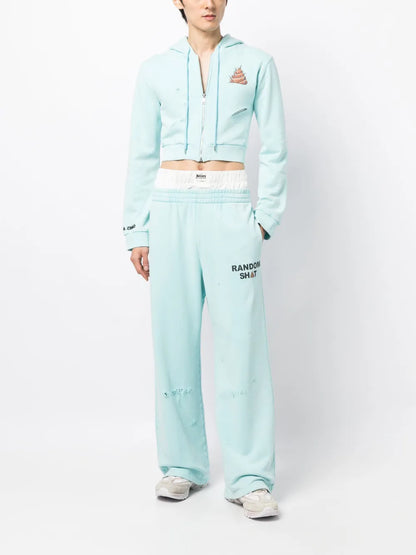 Zipped Cotton Hoodie
