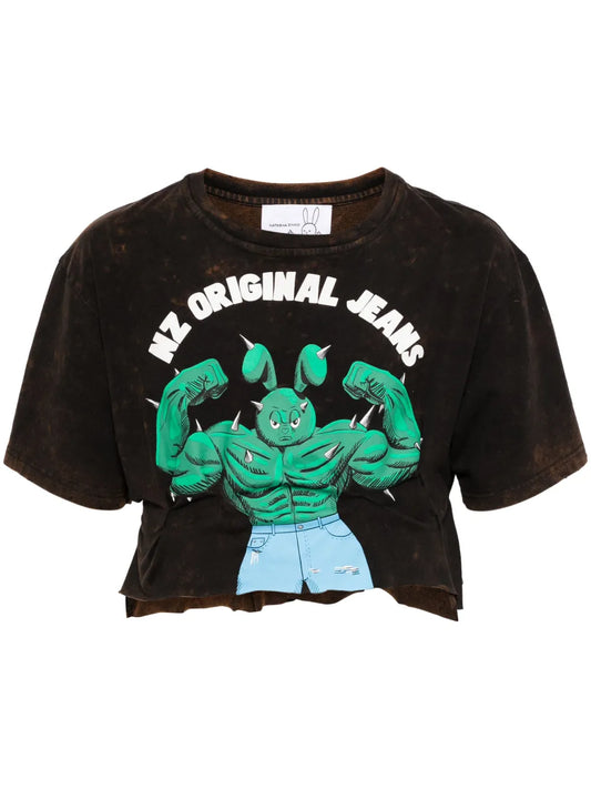 Nz Original Jeans Cropped T-Shirt