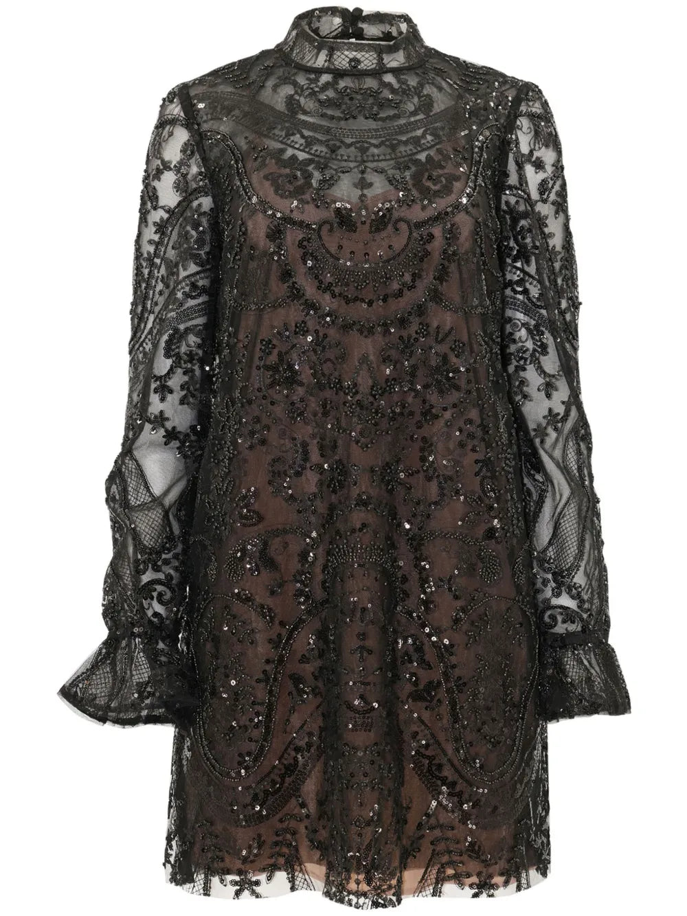 Sequin-Embellished Minidress