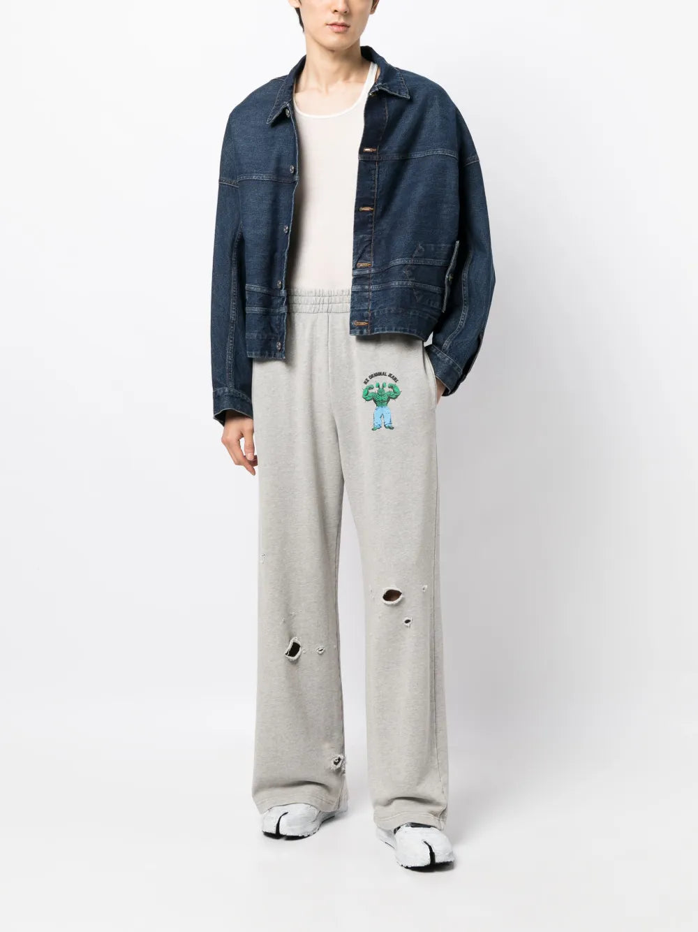 Logo-Print Cotton Track Pants