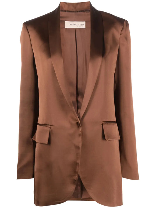 Guarana Satin-Finish Blazer