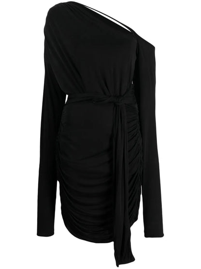 Asimi Asymmetric Cut-Out Minidress