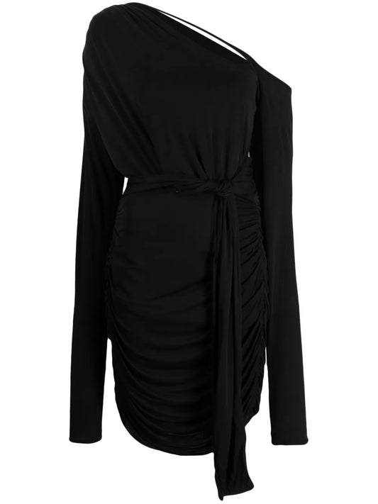 Asimi Asymmetric Cut-Out Minidress