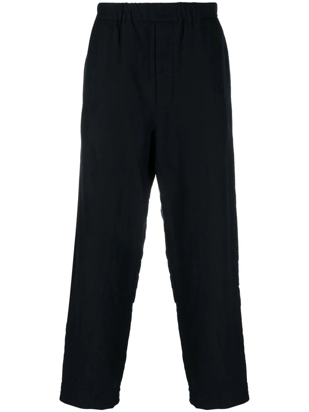 Slip-On Straight-Leg Trousers