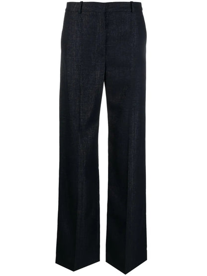 High-Waist Straight Trousers