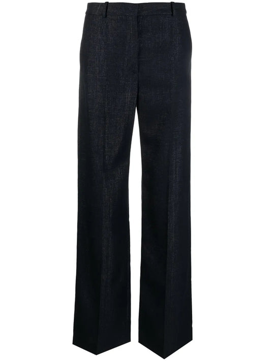 High-Waist Straight Trousers