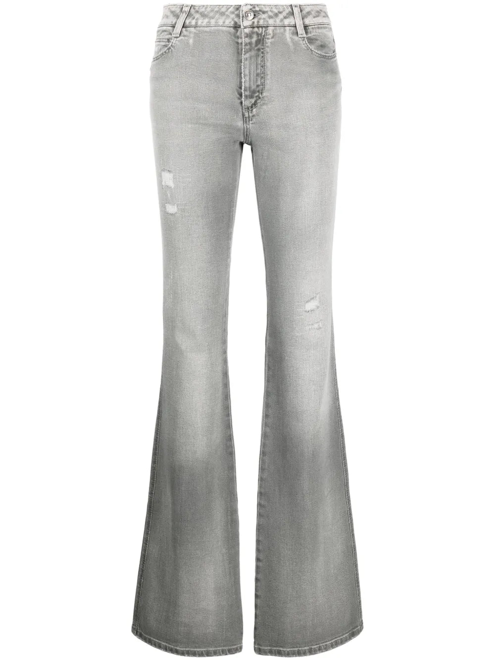 Mid-Rise Flared Jeans