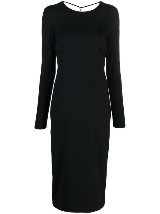 Open-Back Midi Dress