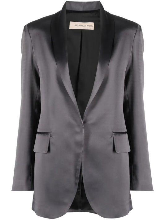 Guarana Satin-Finish Blazer