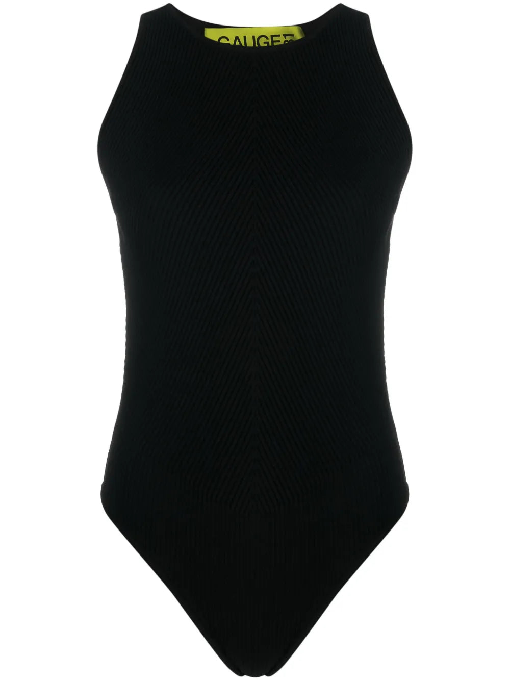 Sleeveless Round-Neck Bodysuit