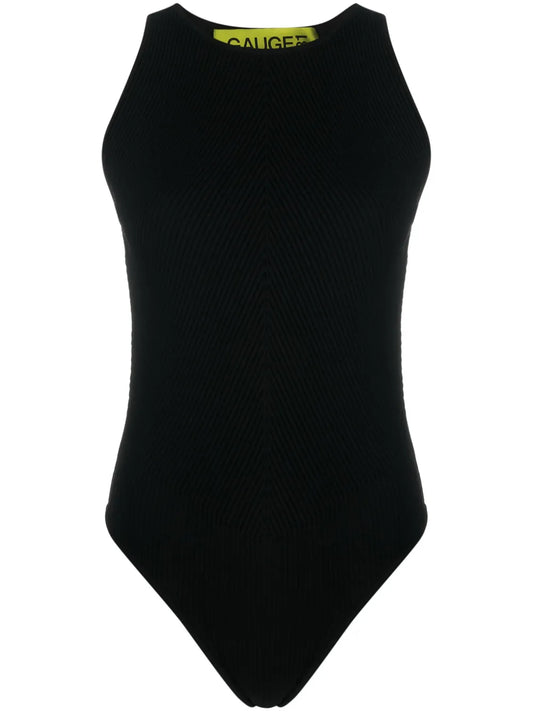 Sleeveless Round-Neck Bodysuit