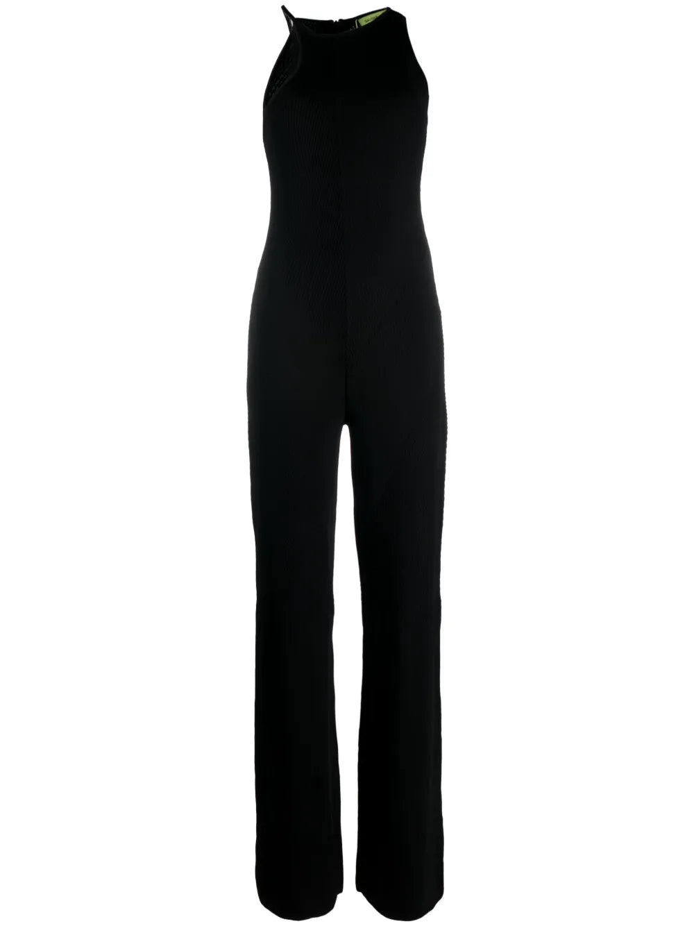 Casona Asymmetric Ribbed-Knit Jumpsuit