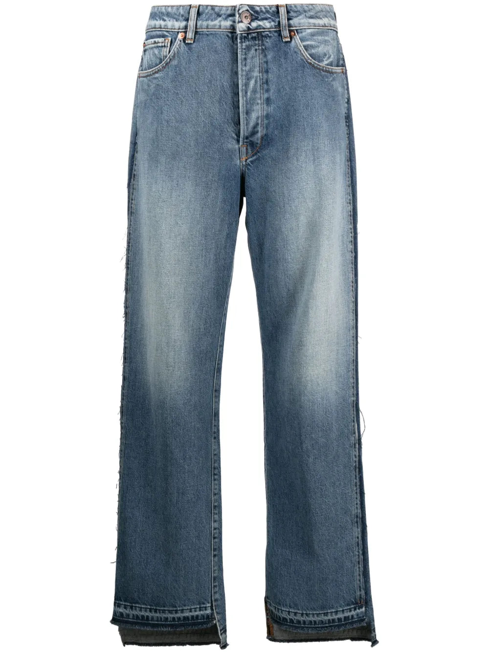 Mid-Rise Wide-Leg Jeans