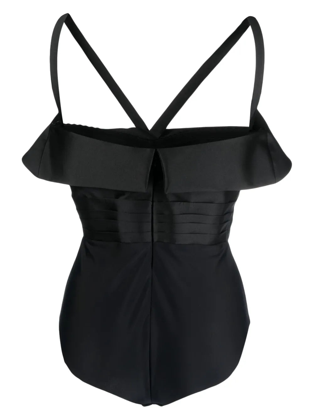 Draped Sleeveless Bodysuit