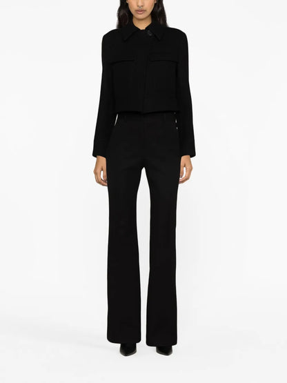 Tafira Gabardine Flared Trousers