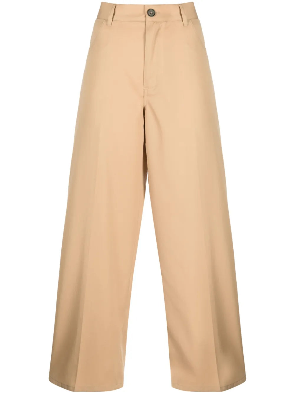 High-Waist Wide-Leg Trousers