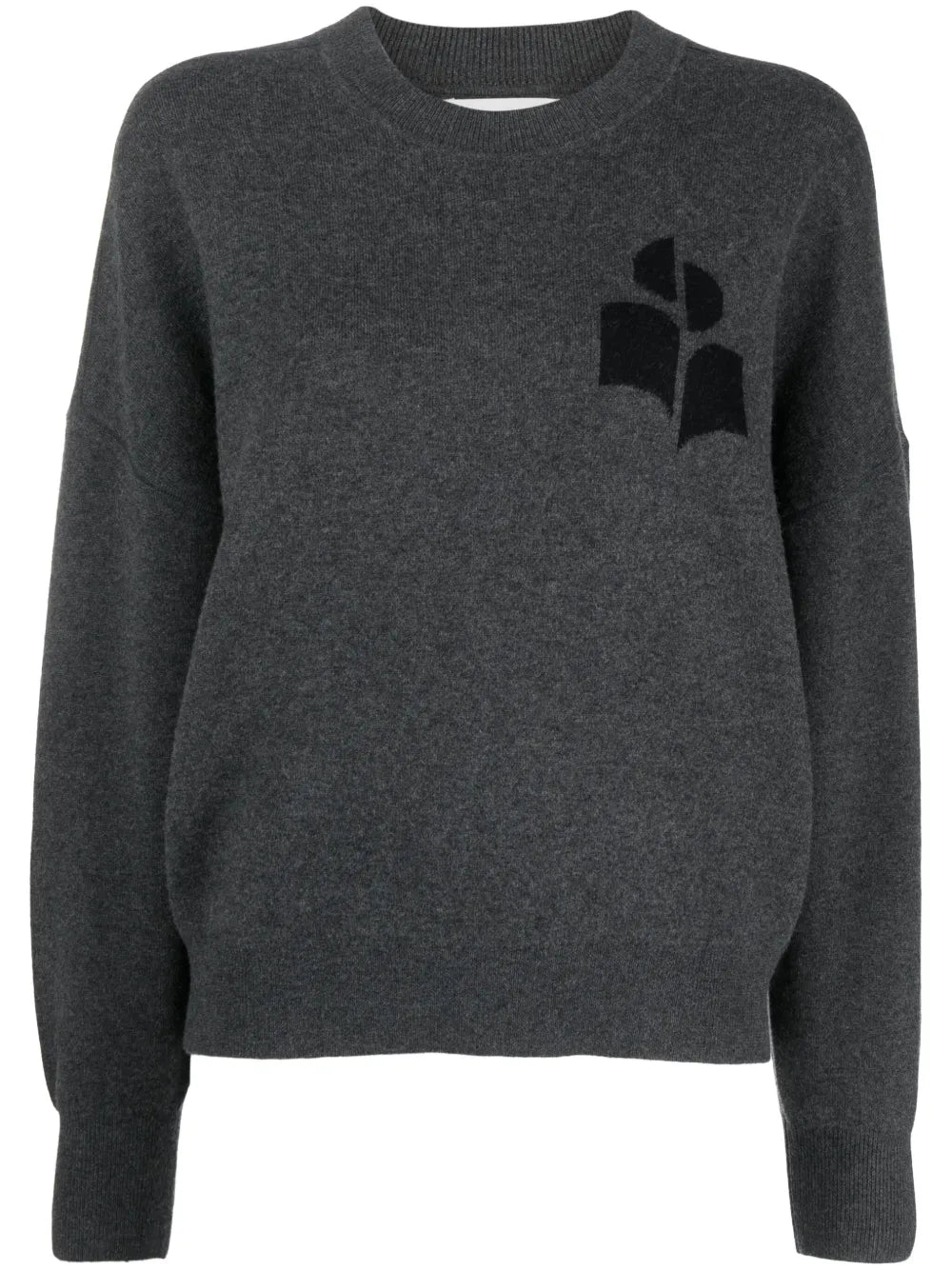 Atlee Intarsia-Knit Logo Jumper
