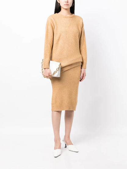 Fine-Knit Cotton Sweatshirt