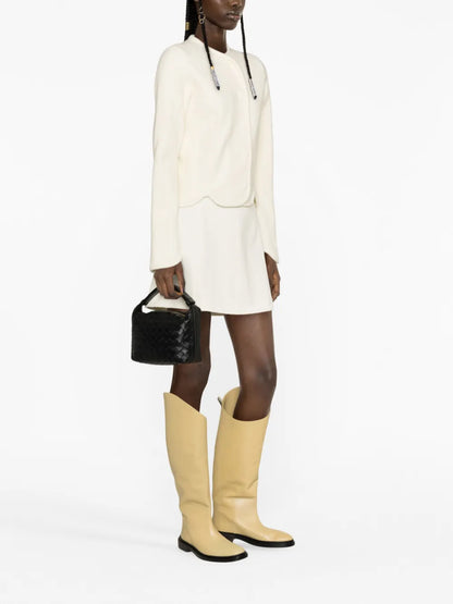 Off-Centre Cotton-Wool Blend Jacket