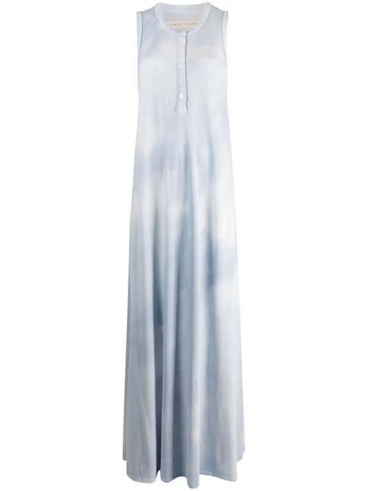 Christy Tie Dye-Print Cotton Maxi Dress