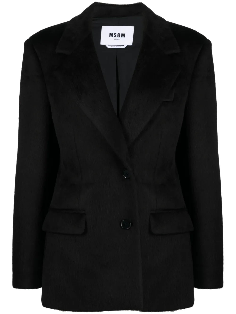 Single-Breasted Peak-Lapels Blazer