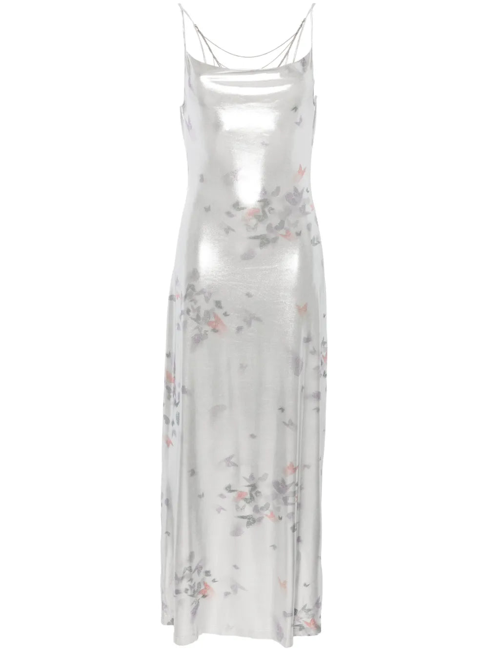Ita Laminated Maxi Dress